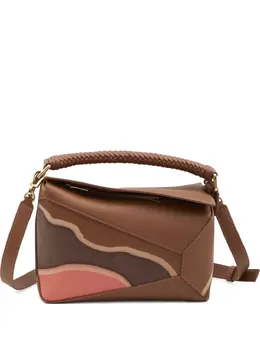 Loewe small Puzzle Edge calfskin tote bag 30991337