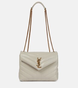 Маленькая кожаная сумка через плечо Loulou Saint Laurent, белый p00533470 | white