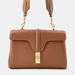 Celine Teen Soft 16 Tan Leather Shoulder Bag 1175586