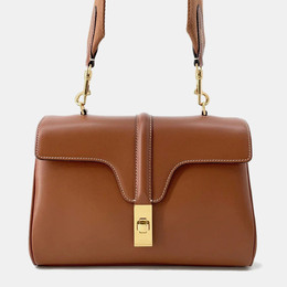 Celine Teen Soft 16 Tan Leather Shoulder Bag 1175589