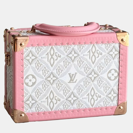 Louis Vuitton Since 1854 Bleeker Box Pink & White Jacquard Top Handle Bag 1174951