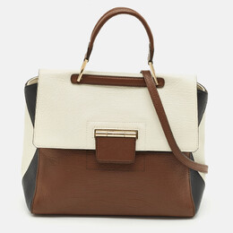 Furla Tricolor Leather Artesia Creta Top Handle Bag 1179965