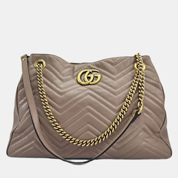 Gucci Matelasse Leather Medium GG Marmont Chain Tote 1180000