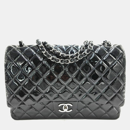 Chanel Classic Maxi Quilted Patent Leather Flap Bag 1179992