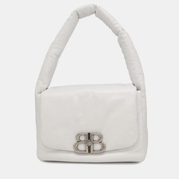 Balenciaga Monaco Small White Leather Sling Bag 1179784