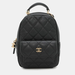 Chanel Matelasse Timeless Classics Mini Backpack Blackap3753 Caviar Leather 1179796