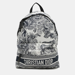 Christian Dior Christian Dior Travel Small White/Navy Nylon Backpack 1179759