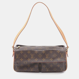 Louis Vuitton Vivacite MM Brown Monogram Canvas Shoulder Bag 1176959