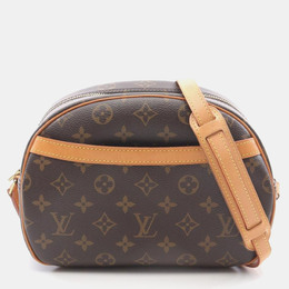 Louis Vuitton Blois Brown Monogram Canvas Shoulder Bag 1176992