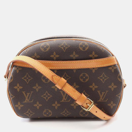 Louis Vuitton Blois Brown Monogram Canvas Shoulder Bag 1176990