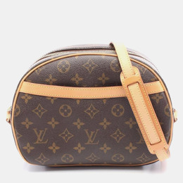 Louis Vuitton Blois Brown Monogram Canvas Shoulder Bag 1176991