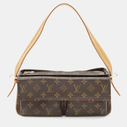 Louis Vuitton Vivacite MM Brown Monogram Canvas Shoulder Bag 1176963