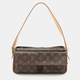 Louis Vuitton Vivacite MM Brown Monogram Canvas Shoulder Bag 1176961