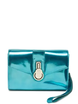 Baldinini patent leather clutch bag 30363526