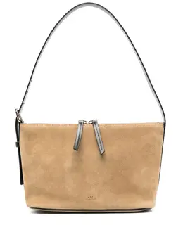A.P.C. suede zip-fastening shoulder bag 31005934