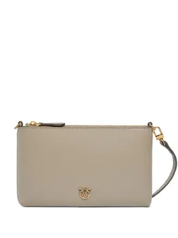 Pinko mini zip-fastening logo-plaque clutch bag 30378761