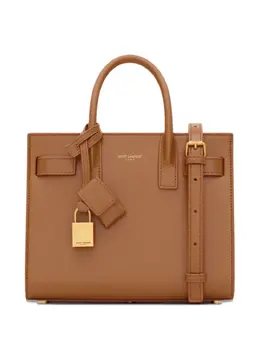 Saint Laurent Sac de Jour nano leather padlock tote bag 31078039