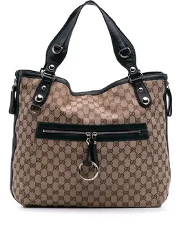 Gucci 2016-2025 Large GG Canvas Icon Bit Zip tote bag 31126621
