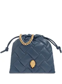 Маленькая стеганая сумка-ведро Kensington Kurt Geiger London, синий 30932918 | синий