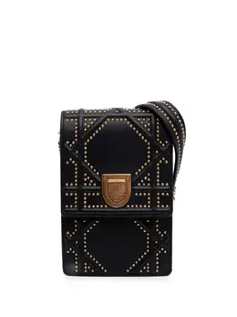 Christian Dior 2018 Studded Leather Vertical Diorama crossbody bag 31134905