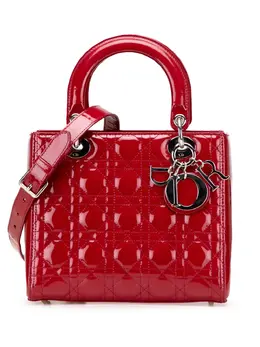 Christian Dior 2018 Medium Patent Cannage Lady Dior satchel 31135588
