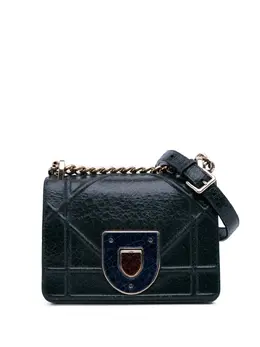 Christian Dior 2016 Mini Crackled Deerskin Diorama Flap crossbody bag 31135857