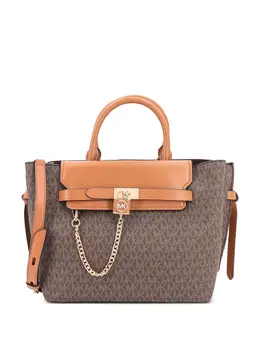 Michael Kors medium monogram belted satchel bag 30606660