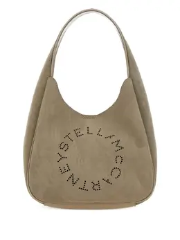 Stella McCartney Logo suede tote bag 30995538