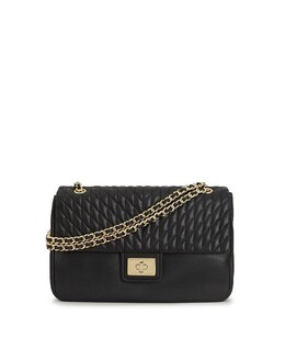 Большая сумка через плечо Agyness Karl Lagerfeld PARIS 16378195 | black, gold