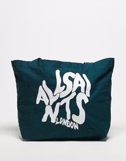 Сумка-шоппер Allsaints Orlando унисекс в цвете Cove Blue 142823991 | cove blue
