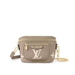 Мини-сумка-пояс Louis Vuitton, серый m83219 | grey