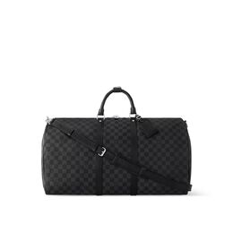 Сумка Keepall Bandoulière 55 Louis Vuitton, серый n41413 | grey