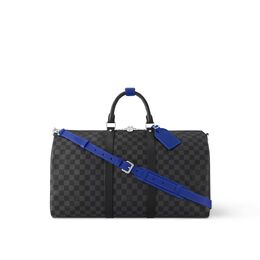 Сумка Keepall Bandoulière 50 Louis Vuitton, серый n00096 | grey
