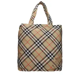 Burberry Beige Fabric Shoulder Bags bu9477546115337bt