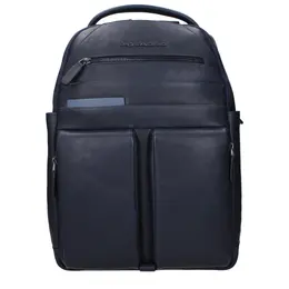 Piquadro Blue Leather Backpacks pi15161476612361bt