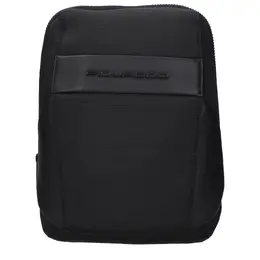 Piquadro Black Fabric Crossbody Bags pi15161390432521bt