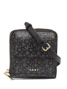DKNY monogram-pattern cross body bag 30369033