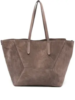 Brunello Cucinelli suede tote bag 30934049