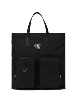 Versace medusa-plaque pocket tote bag 29868440