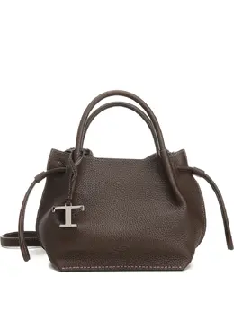 Tod's logo-charm bucket bag 31032523