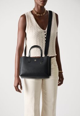 Сумка через плечо DISTINCT MINI TOTE - Across body bag Tommy Hilfiger, черный to151h1wm-q11 | black