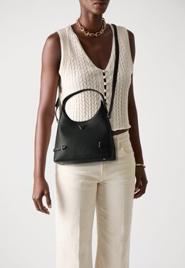 Сумка ROSALBA SMALL HOBO CROSSBODY Guess, черный gu151h7yz-q11 | black