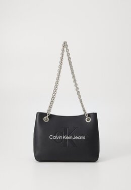 Сумка через плечо SCULPTED SHOULDER BAG MONO - Across body bag Calvin Klein, черный c1851h0o4-q11 | black
