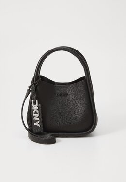 Сумка CAPRI HOBO CROSSBODY DKNY, черный dk151h1d0-q11 | black/silver-coloured