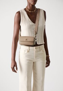 Сумка через плечо DISTINCT CAMERA BAG - Across body bag Tommy Hilfiger, серо-коричневый to151h1wi-b12 | coastal taupe