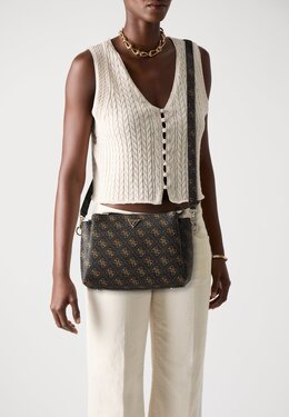 Сумка через плечо NOELLE II CROSSBODY - Across body bag Guess, коричневый gu151h7zm-o11 | brown