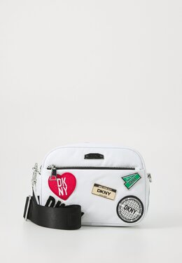 Сумка через плечо CAPSULE CAMERA BAG DKNY, кремовый dk151h1c5-a11 | marshmallow/black