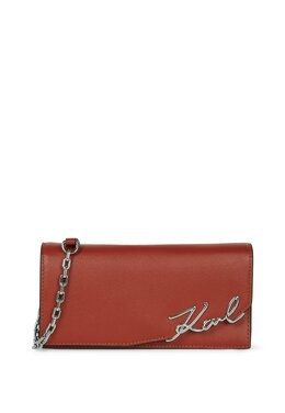 Сумка через плечо SIGNATURE - Across body bag Karl Lagerfeld, красный k4851h1qh-g11 | red brick