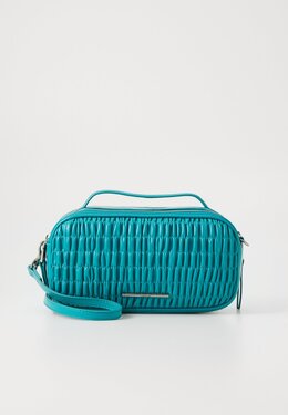 Сумка RUCHED CROSSBODY CAMERA BAG Calvin Klein, бирюзовый c1851h0np-l11 | teal slate