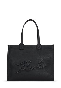 Сумка K/SKUARE GRAINY LARGE Karl Lagerfeld, черный k4851h1ji-q11 | black
